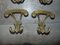 Vintage Brass Hangers, 1960 / 70s, Set of 4, Image 3