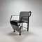 Postmodern Bended Aluminium & Steel Side Chair, 1980s 1