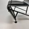 Postmodern Bended Aluminium & Steel Side Chair, 1980s 4