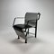 Chaise d'Appoint Postmoderne en Aluminium Courbé et Acier, 1980s 13