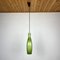 Lampe à Suspension Mid-Century en Verre de Murano Vert de Vistosi, Italie, 1960s 2