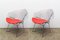 Metal Diamond Chairs by Harry Bertoia for Knoll, Set of 2 1