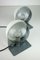 Vintage Gray and White Sirio Table Lamps by Guzzini for Meblo, Set of 2 7