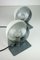 Vintage Gray and White Sirio Table Lamps by Guzzini for Meblo, Set of 2, Image 7