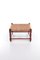 Tabouret ou Repose-Pieds Brutaliste Vintage en Corde de Jute, 1960s 4