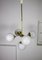 Lámpara de araña vintage de latón con cinco brazos de Emi, Imagen 9