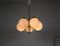Mid-Century 5 Arms Brass Chandelier by Emi, Image 5