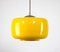 Vintage Orange & Yellow Glass Pendant Lamps, Set of 2 8