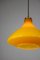 Vintage Yellow Glass Pendant Lamp, Image 5