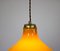 Vintage Yellow Glass Pendant Lamp 8