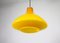 Vintage Yellow Glass Pendant Lamp, Image 3
