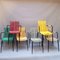 Colored Outdoor Chairs, Set of 6 10