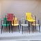 Colored Outdoor Chairs, Set of 6, Image 5