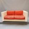 Space Age Style Sofa in White & Red by Massimo & Lella Vignelli for Poltronova 7