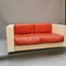 Space Age Style Sofa in White & Red by Massimo & Lella Vignelli for Poltronova, Image 3