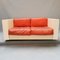 Space Age Style Sofa in White & Red by Massimo & Lella Vignelli for Poltronova 8