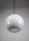 Mid-Century White Glass Pendant Lamp, Image 9