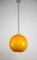 Vintage Yellow Glass Pendant Lamp 4