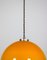 Vintage Yellow Glass Pendant Lamp 6