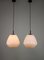 Mid-Century Danish Opaline Glass Pendant Lamps, Set of 2, Image 10