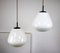 Mid-Century Danish Opaline Glass Pendant Lamps, Set of 2, Image 6