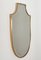 Mid-Century Italian Shield Wall Mirror, 1970, Image 1