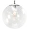 Vintage Dutch Clear Bubble Glass Pendant Light by Raak, Image 3