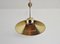 Patinated Brass Pendant by Frits Schlegel for Lyfa, Denmark, Image 5