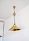 Patinated Brass Pendant by Frits Schlegel for Lyfa, Denmark 7