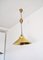 Patinated Brass Pendant by Frits Schlegel for Lyfa, Denmark, Image 7