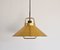 Patinated Brass Pendant by Frits Schlegel for Lyfa, Denmark, Image 3