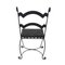 Leather Cushion & Iron Chairs, Set of 4, Image 5