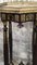Napoleon III Säulentisch mit Marmorplatte 7