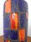 Große glasierte Lava Keramikvase von Scheurich, 1970er 14