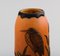 Hand-Painted Glazed Ceramic Vase from Ipsens, Denmark, Image 4