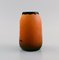 Hand-Painted Glazed Ceramic Vase from Ipsens, Denmark, Image 3