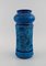 Large Rimini-Blue Glazed Ceramics Vase by Aldo Londi for Bitossi, 1960s 2