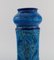 Grand Vase en Céramique Émaillée Bleue par Aldo Londi pour Bitossi, 1960s 5