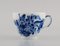 Blue Flower Seven Person Curved Coffee Service from Royal Copenhagen, Set of 21, Image 3