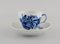 Blue Flower Seven Person Curved Coffee Service from Royal Copenhagen, Set of 21 2