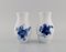 Blue Flower Curved Vases from Royal Copenhagen, Set of 2, Image 2