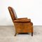 Vintage Cognac Sheep Leather Armchair 2