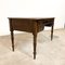 Antique English Green Leather Top Desk, Image 3