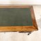 Antique English Green Leather Top Desk 9