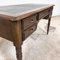 Antique English Green Leather Top Desk, Image 5