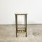 Vintage Brass Side Table with Alabaster Top 2