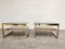 Golden G-Shaped Side Tables from Belgo Chrome, 1970s, Set of 2 8