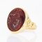 Antique Carnelian Intaglio Ring in 18 Karat Yellow Gold 3