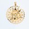 French 18 Karat Yellow Gold Pendant with Cultured Pearl, 1960s 4
