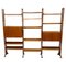 Mid-Century Italian Wall Unit in Teak by Franco Albini, 1960s 1